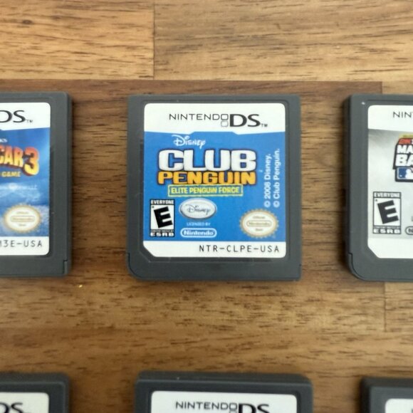 Nintendo DS 7 Game Lot MLB Madagascar Big Brain Age 2 Club Penguin Zoo Tycoon… - Picture 3 of 16